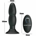 Pretty Love Black Plug - Model z Rotacją, Wibracjami i Pilotem USB