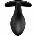 Pretty Love Korek anatomiczny silikonowy kotwica 8,5 cm czarny