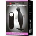 Pretty Love Plug Wibracyjny 12 Trybow Czarny Silikonowy Pilot