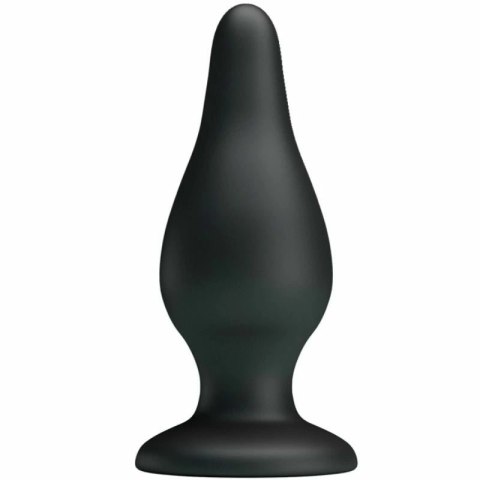 Pretty Love Silikonowa Wtyczka Anatomiczna 15,4 cm z Przyssawką Czarna