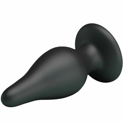 Pretty Love Silikonowa Wtyczka Anatomiczna 15,4 cm z Przyssawką Czarna