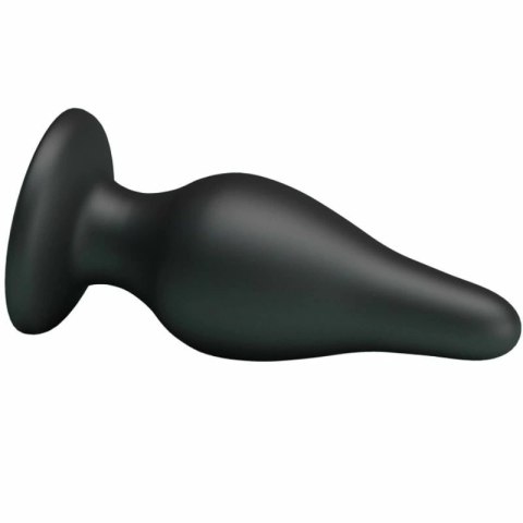 Pretty Love Silikonowa Wtyczka Anatomiczna 15,4 cm z Przyssawką Czarna