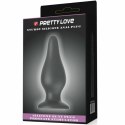 Pretty Love Silikonowa Wtyczka Anatomiczna 15,4 cm z Przyssawką Czarna