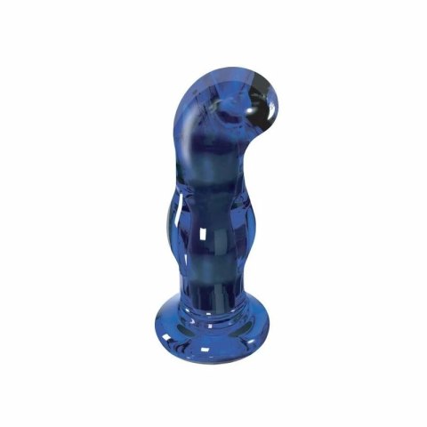TOYJOY Gleaming - Szklana zatyczka z wibracją, 5 trybow, przezroczysta