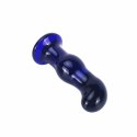 TOYJOY Gleaming - Szklana zatyczka z wibracją, 5 trybow, przezroczysta