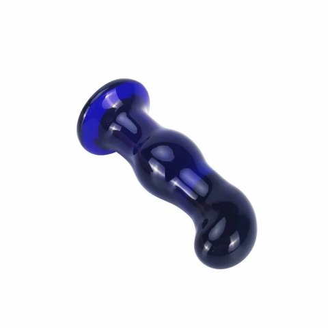 TOYJOY Gleaming - Szklana zatyczka z wibracją, 5 trybow, przezroczysta