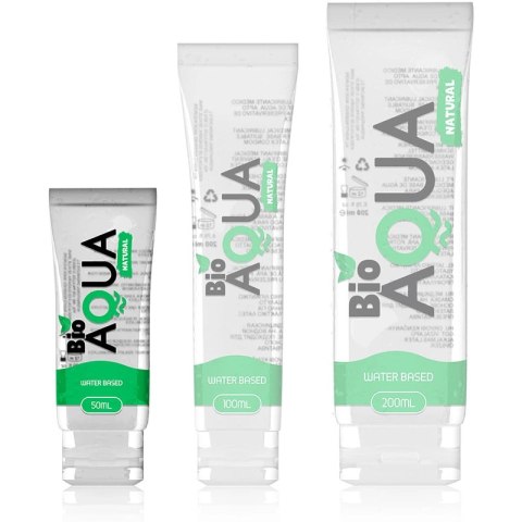 BIOAQUA Naturalny Żel Intymny na Bazie Wody 50 ml - Bezbarwny i Bezzapachowy