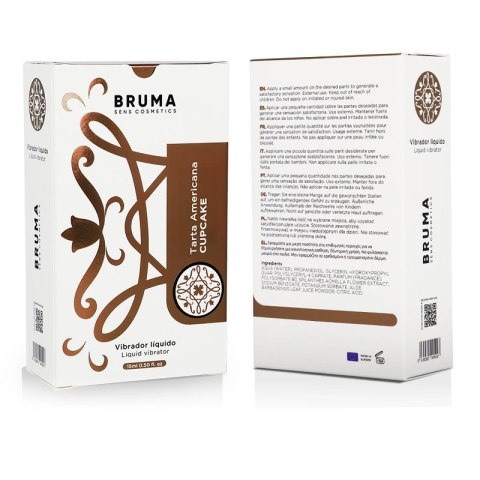BRUMA Żel intymny Cupcake 15ml - ultraślizg, smak truskawkowego ciastka