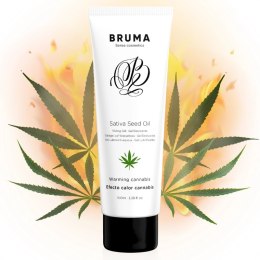 BRUMA Żel nawilżający intymny konopny rozgrzewający 100 ml