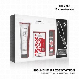 BRUMA Xperience Zestaw Truskawkowy - Żel Ultra Slip i Akcesoria Relaksacyjne