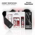 BRUMA Xperience Zestaw Truskawkowy - Żel Ultra Slip i Akcesoria Relaksacyjne