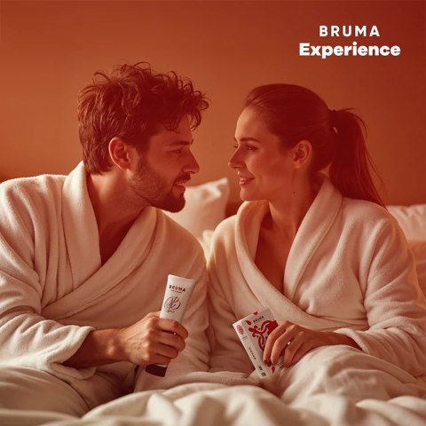 BRUMA Xperience Zestaw Truskawkowy - Żel Ultra Slip i Akcesoria Relaksacyjne