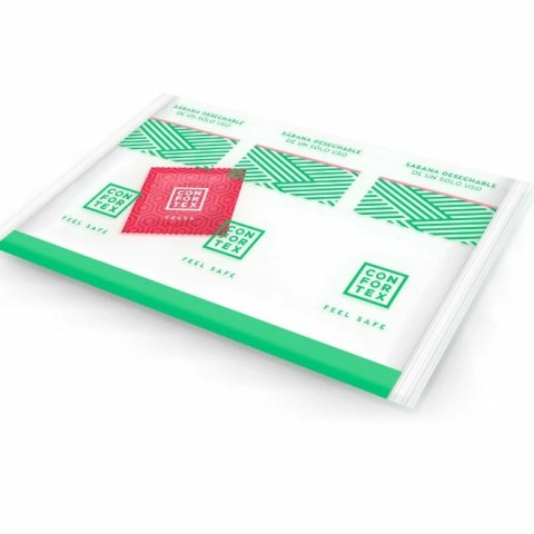 Confortex Zestaw Higieniczny: Prześcieradło 150x200 cm + Prezerwatywa Truskawkowa