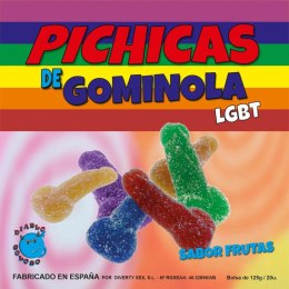 Diablo Picante Pride - Żelki owocowe z cukrem w kolorowym opakowaniu 120g