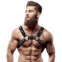 Fetish Submissive Attitude Bulldog - Uprząż męska z eko-skory, regulowana
