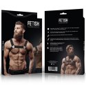 Fetish Submissive Attitude Uprząż Neoprenowa Regulowana Czarna Unisex
