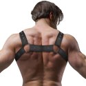 Fetish Submissive Attitude Uprząż Neoprenowa Regulowana Czarna Unisex