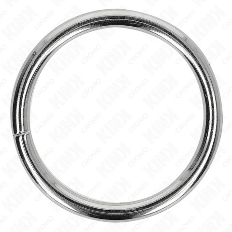 KINK Metalowy Pierścień Stalowy 6 cm - Model Premium Silver