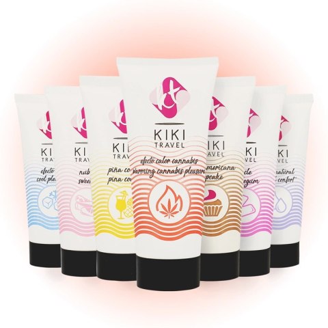 Kiki Travel Lubrykant Konopny Hot Effect 50ml - Wegański, Aloes, Bez Parabenow