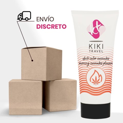 Kiki Travel Lubrykant Konopny Hot Effect 50ml - Wegański, Aloes, Bez Parabenow