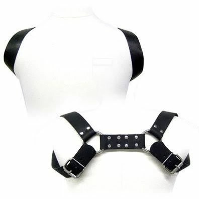 LEATHER BODY - Regulowany uchwyt do kabury z naturalnej skory S-XL