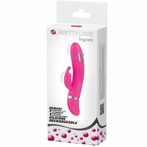 Pretty Love Ingram - Model z funkcją impulsow elektrycznych, silikonowy, fioletowy