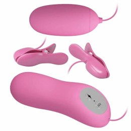 Pretty Love Peseta - zestaw z wibracjami i funkcją elektro, rożowy