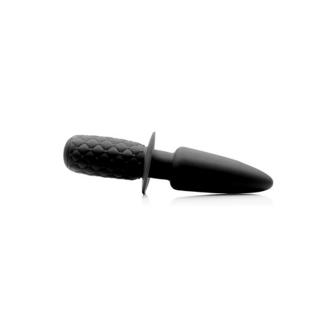 XR Brands Plug analny silikonowy wibracyjny 10 trybow czarny XR Brands Plug analny silikonowy wibracyjny 10 trybow czarny