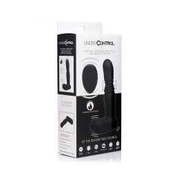 XR Brands Plug analny silikonowy z pilotem, funkcja ogrzewania