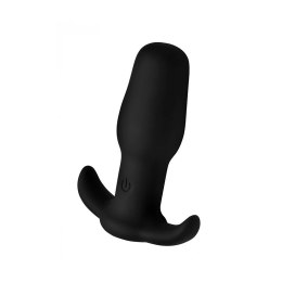 XR Brands Plug silikonowy z pilotem, 9 trybow wibracji, czarny