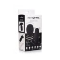 XR Brands Plug silikonowy z pilotem, 9 trybow wibracji, czarny