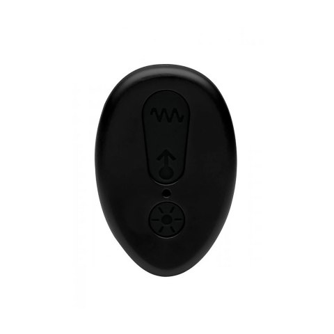 XR Brands Plug silikonowy z pilotem, 9 trybow wibracji, czarny XR Brands Plug silikonowy z pilotem, 9 trybow wibracji, czarny
