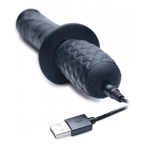 XR Brands Plug wibrujący silikonowy 10 trybow średni wodoodporny XR Brands Plug wibrujący silikonowy 10 trybow średni wodoodporny