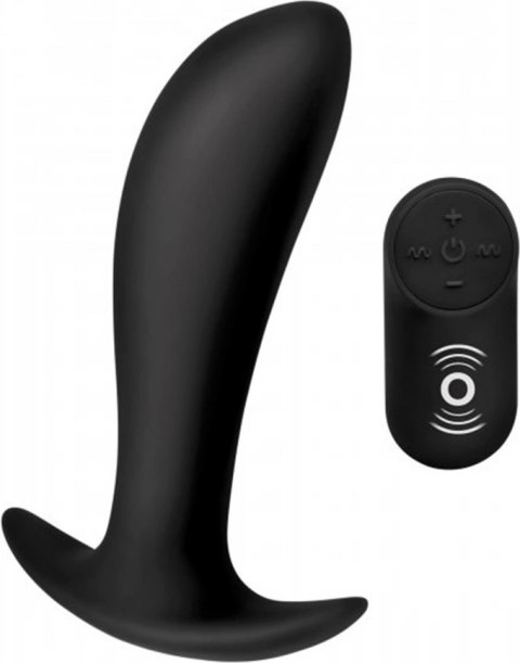 XR Brands Prostata Plug silikonowy z pilotem, ładowalny, czarny XR Brands Prostata Plug silikonowy z pilotem, ładowalny, czarny