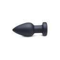 XR Brands Silicone LED Plug Large - Wibrujący korek z pilotem
