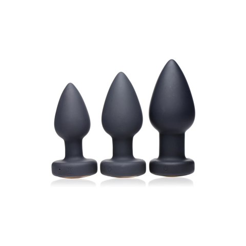 XR Brands Silicone LED Plug Large - Wibrujący korek z pilotem XR Brands Silicone LED Plug Large - Wibrujący korek z pilotem