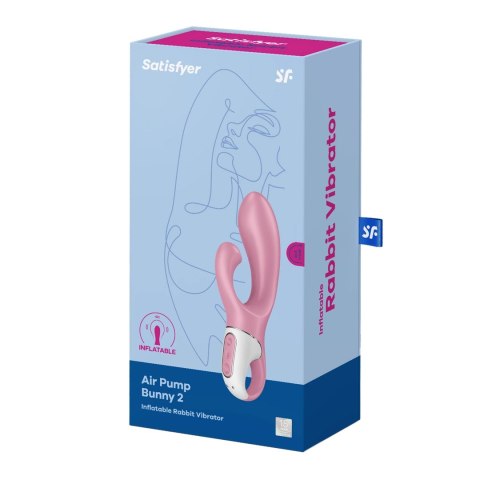 Satisfyer Balloon Rabbit - Wibrator z funkcją zwiększania objętości, rożowy Satisfyer Balloon Rabbit - Wibrator z funkcją zwiększania objętości, rożowy