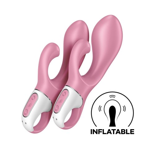 Satisfyer Balloon Rabbit - Wibrator z funkcją zwiększania objętości, rożowy Satisfyer Balloon Rabbit - Wibrator z funkcją zwiększania objętości, rożowy