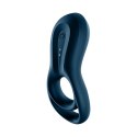 Satisfyer Epic - Pierścień wibrujący silikonowy, czarny, z silnym silnikiem