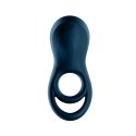 Satisfyer Epic - Pierścień wibrujący silikonowy, czarny, z silnym silnikiem