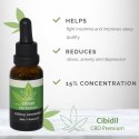 500 Cosmetics CIBIDIL Olejek CBD 15% 30ml - Relaksujący, Naturalny