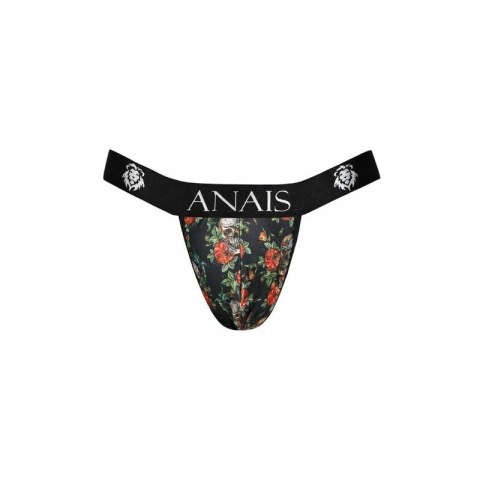 ANAIS MEN Power Jock M - męski pasek z motywem roż i czaszek