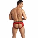 ANAIS MEN Soul Jock Bikini S czerwone mikrofibra z czarną lamowką