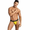 ANAIS MEN Tokio Jock Pasek M - żołty, anatomiczny kroj, poliamid