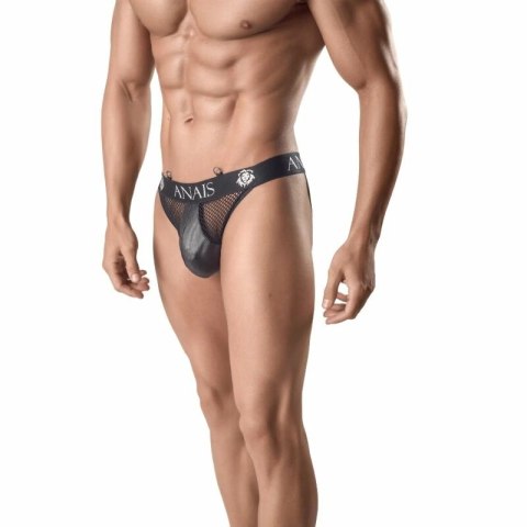 Anais Men Ares Jock Strap M czarny siateczkowy pasek męski