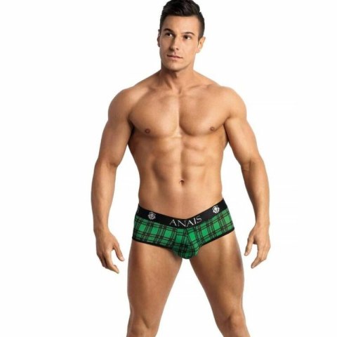 Anais Men Magic Jock Bikini L - zielono-czarna lycra, komfortowy pas
