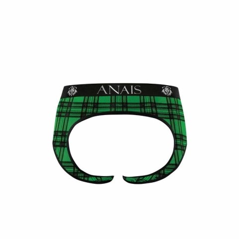 Anais Men Magic Jock Bikini L - zielono-czarna lycra, komfortowy pas