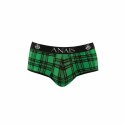 Anais Men Magic Jock Bikini M czarno-zielony, lycra, komfortowy pas