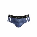 Anais Men Naval Jock Bikini M - czarne z granatowymi paskami, tiul