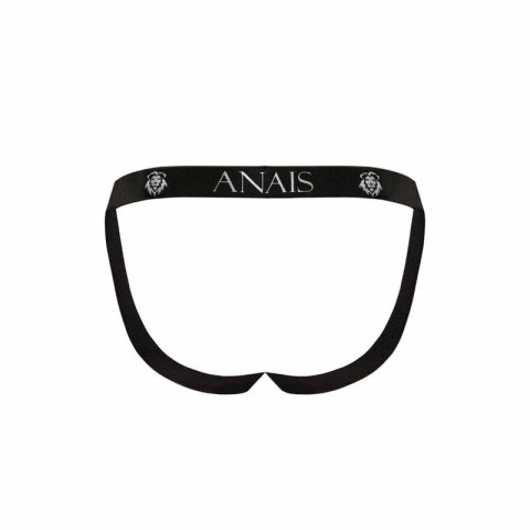 Anais Men Romance Jock czarny pasek M koronka kwiatowy wzor